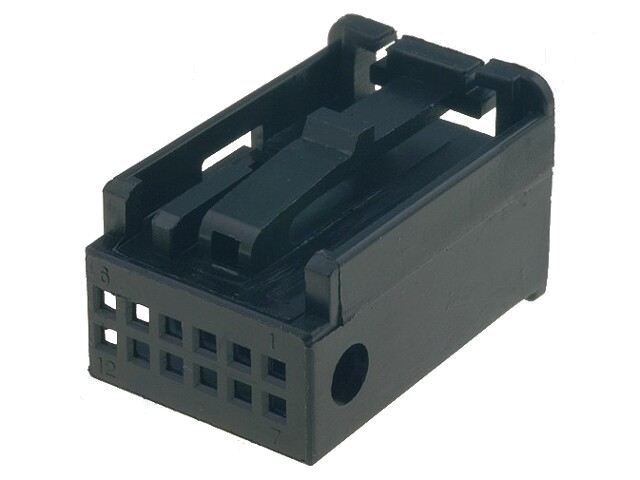 Behuizingsafscherming; stekker; Quadlock 12pin; zwart; 770010 Behuizingsafscherming; stekker; Quadlock 12pin; zwart; 770010